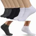 6 Pairs Thin Ankle Socks for Men Women Cotton Low Cut Short Athletic Running Socks