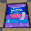 Always Discreet Adult Incontinence Pads for Women, Moderate Absorbency, Regular Length, Postpartum Pads, 108 Count (2 Packs of 54)