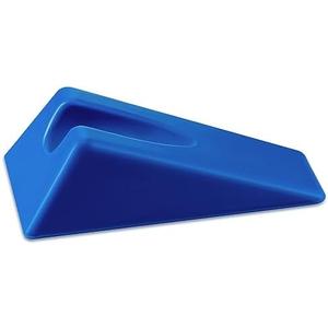 Suzile Mobilization Wedge 7.9 x 4.1 x 2 Inch Triangle Therapy Non Slip Silicone Wedge Pillow Sturdy Support for Relieve Spinal Pain Rehabilitation Tool(Blue)