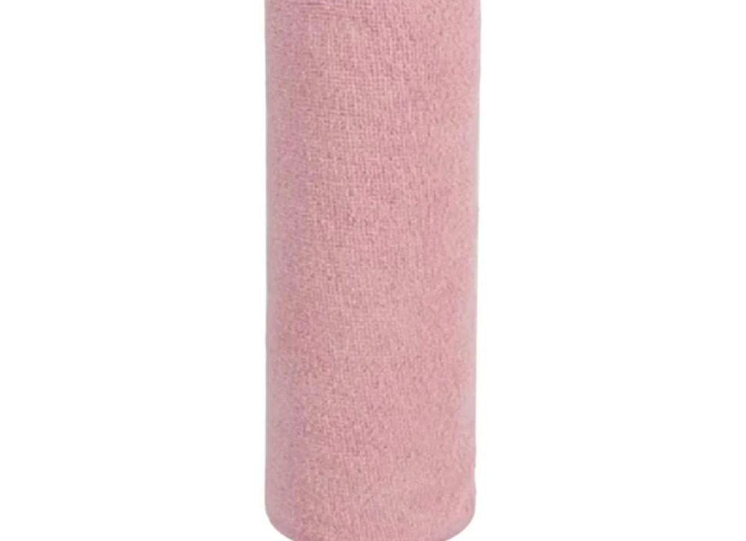Reusable Cleaning Wipe Household Microfiber Towel Rolls Dish Rags Wash Paper Towel Replacement Parts Pink