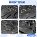Engine Guards Mud Flaps for Ford Focus 2012 2013 2014 2015 2016 2017 2018 Front Engine Splash Shield Guards Suitable for Focus ST/RS Under Engine Cover Directly Replace Original One Black