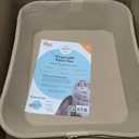 Kitty Sift Disposable Cat Litter Box Jumbo, 6 Count, Durable and Portable for Travel and Home, Eco-Friendly Disposable Litter Box Controls Odor