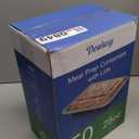 50 Pack (100-Piece) 28 oz Meal Prep Containers Reusable with Lids 2-Compartment, Sturdy Leakproof Food Safe, Microwave Freezer Dishwasher Safe, To Go Take Out Plastic Food Storage, Black