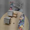 24 Day Advent Calendar Christmas Decoration Reusable Wooden Gift Supplies Ornament Wooden House, for Office New Year Party