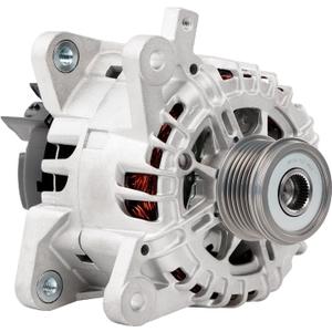23100-4BA0A Alternator Compatible with Nissan Rogue X-Trail 2.5L L4 2014 2015 2016 2017 2018, Replace 23100-4BA0B 11648 11648N TG12C152, 120A 12V 6-groove CW pulley
