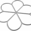 Skyflame 30-Inch 304 Stainless Steel Fire Pit Burner, Flower-Shape Burner Ring for Fire Pit, Natural Gas & Propane Fireplace, Max BTU 435K