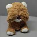 Hopearl Peek A Boo Bear Interactive Repeats What You Say Plush Teddy Bear Toy Musical Singing Talking Stuffed Animal Adorable Electric Animate Gift for Toddlers, Brown, 11''