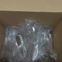 Perthlin 6 Pack Plastic Martini Glasses Bulk 10 oz Large Reusable Clear Cocktail Glasses Unbreakable Acrylic Plastic Cup Drinkware for Bar Margarita, Whiskey Wedding New Year Party Supplies