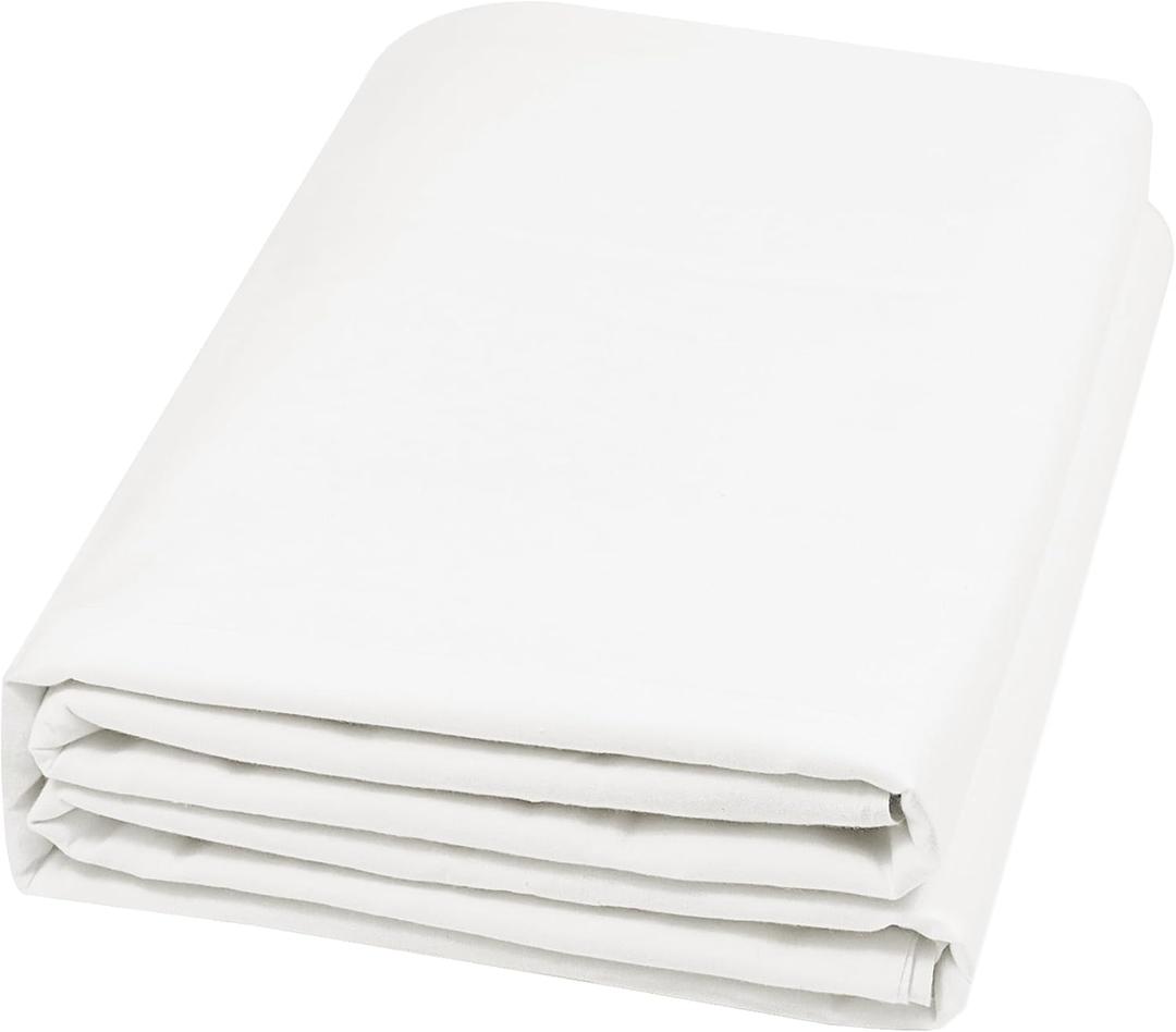 HOTGODEN Light Weight 100% Cotton Muslin Fabric: 59 inch x 2,5,10 Yards Bleached Muslin Linen Fabric Material for Sewing Material Apparel Cloth HOTGODEN Light Weight 100% Cotton Muslin Fabric: 59 inch x 2,5,10 Yards Bleached Muslin Linen Fabric Material for Sewing Material Apparel Cloth