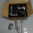 Kwikset Henley Interior Passage Door Handle, Lever For Closet and Hallway Doors, Reversible Non-Locking Handle Lever, Satin Nickel, with Microban Protection (Satin Nickel, 1 Pack, Passage)