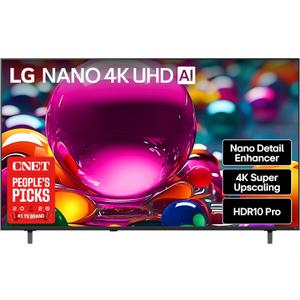 LG 65 inch Class LG NANO 4K UHD AI NU85 4K Smart TV 2026
Nano Detail Enhancer, AI Super Upscaling, a7 AI Processor, HDR10 Pro