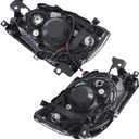 1 Pair Headlight Assembly Left and Right Side Replacement for 2008-2011 Impreza Bulkless Headlamp 84001FG070 84001FG060