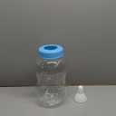 Homeford Jumbo Milk Bottle Coin Bank Baby Shower Plastic Container, 15-inch, Light Blue