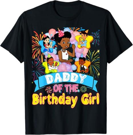 Daddy Of Birthday Girl Gracie Birthday Dolls Girl Party TShirt ,XL