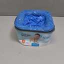The Diaper Genie Jumbo+ Square Refill, with continuous film, can hold up to 1080 newborn-sized diapers per refill.
