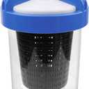 ATRACYPART Inline Pool Leaf Canister Compatible with Hayward W560 PoolVac Navigator Standard, Leaf Catcher Filter with Strainer Basket and 5 Skimmer Socks (Black)