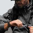 Suitisbest Compatible with Apple Watch Bands for Men 44mm 45mm 46mm 49mm 42mm Women, Silicone Magnetic Sport Loop Strap for iWatch Ultra 3 2 Series 11 10 9 8 7 6 5 4 3 SE3 (Black/Orange)