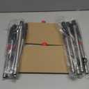 2Pack is More economical,Brooms with Dustpan Combo Set， with 52" Long Handle, Dustpan Teeth with selfCleaning Function, Indoor and Outdoor Sweeping, Perfect for Home Office (Large/Red /2Pack)