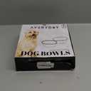 AVERYDAY 46oz Stainless Steel Dog Bowls Set, 2 Pack for Replacement Dogs Bowl Stand, 5.7 Cups Metal Dog Bowls, 7 Inch Medium Dogs Water Bowl for Raised Feeder with Opening 7.09-7.24"