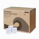 Boardwalk BWK6144 Two-Ply Toilet Tissue, White, 4" x 3" Sheet, 400 Sheets per Roll (Case of 96 Rolls)