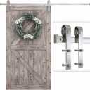 SMARTSTANDARD 8.2 FT Barn Door Hardware Kit -Fits 48" Wide Door Panel
Sliding Barn Door Track, Smooth and Quiet, Easy to Install, Includes Step-by-Step Installation Instructions (J Shape Hanger)