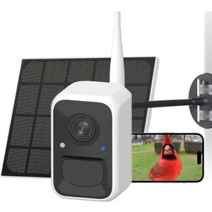 NETVUE by Birdfy Upgraded Smart Bird Feeder Camera, Solar Powered, Auto Bird Video Capture, Instant Notifications, AI Identify 6000+ Species