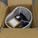 Touch Control Table Lamp for Bedroom, 3 Way Dimmable Modern Black Bedside Lamps with 2 USB Charging Ports with Metal Base Fabric Shade for Living Room, Nightstand, Office, Dorm (Bulb Included)