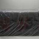 FIRST HILL FHW Arlos Rectangular Fabric Storage Ottoman with Tufted Design - Shadow Gray