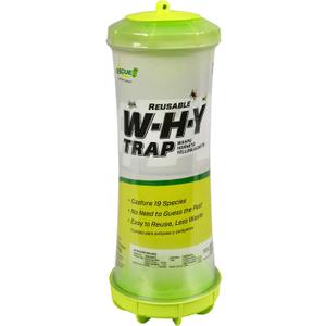 RESCUE! WHY Trap for Wasps, Hornets, & Yellowjackets  Hanging Outdoor Trap