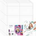 Mr-Label 150 Name Badge Inserts, 230GSM Heavyweight Insert Badge Refill, 3 x 4 inch, Two-Sides Printable Card Stock, Micro-Perforated, White, Compatible with Inkjet/Laser Printer