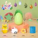 200pcs Prefilled Easter Eggs with Toys - Bulk Easter Basket Stuffers Fillers, Easter Eggs Party Favors for Kids Toddlers Hunt Prizes School Classroom Gifts Boys Girls