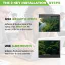 Magnetic Laptop Privacy Screen 16 inch for 16:10 Computer Monitor, Removable Anti-Glare Screen Privacy Shield, Screen Filter and Protector for Laptop (13 9/16"  8 1/2"), Fits (WUXGA 19201200)