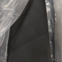 Vabches Black Vanity Desk, Vanity Mirror with Lights, Makeup Desk with Stool, Makeup Table with Large Storage Drawers and Shelves, Time and Temperature Display, 3 Led Lighting Modes Adjustable