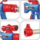 YEEBAY Shooting Game Toy for Age 6, 7, 8,9,10+ Years Old Kids, Boys - 2pk Air Guns & Shooting Target & 24 Foam Balls - Ideal Gift - Compatible with Toy Guns