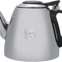 Joyzan Stainless Steel Tea Kettle, Stovetop Teakettle Stove Top Coffee Pour Teapot Fast Boiling Canister Water Jug Tea Pots 1.2L Cafe Restaurant Hotel Home Kitchen Camping Fruit Herbal