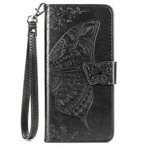 Lozeguyc for Samsung Galaxy S25 Plus Case Wallet PU Leather Credit Card Holder Full Body Cute Butterfly Design with Wrist Strap Soft TPU Bumper Full Body Protective Phone Case for Girls Women Purple
