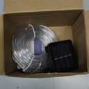 YEGUO Solar Christmas Light Outdoor Waterproof, 66ft 200 LED Red and Green Rope Lights, 8 Modes Tube String Lights in Clear Thin Tube