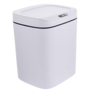 Garneck Sensor Trash Can Capacity Touchless Automatic Wastebasket for Bathroom Kitchen Bedroom Easy Modern Design