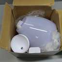 Crane White Drop Ultrasonic Cool Mist Teardrop Humidifier, 1 Gallon Tank, Baby Humidifier for Nursery, Bedroom, Plants, Office, Adjustable Mist Levels