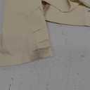 OQQ Womens Shirts Long Sleeve Crew Neck Ruched Stretch Basic Fitted Tee Shirts Tops (Medium, Beige)