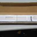LazBlinds No Tools No Drill 1" Vinyl Mini Blinds, Cordless Blinds for Windows, Light Filtering Horizontal Window Blinds & Shades, 31" W x 72" H, White