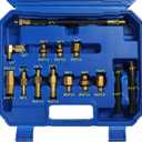 TU-114 Auto Fuel Pressure Gauge Tester Kit Gasoline Pressure MetersAutomobile Instrument Testing Tool(Blue)