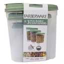 3 Pack Clear Food Storage Containers