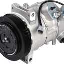 PAROD A/C Compressor with Clutch Fit for 2009-2012 Dodge Caliber, 2009-2017 Jeep Compass, Jeep Patriot 1.8L,2.0L,2.4L Replace for CO30011C