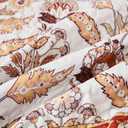 DJY Queen Size Quilt Sets, Burgundy Floral Quilt Set Queen 3 Pieces Red Boho Bedspread Coverlet Set with 2 Pillowcases Soft Lightweight Microfiber Bedding for All Season (96"x90")