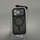 TOCOL for iPhone 17 Pro Case, Compatible with Magsafe, Full Camera Protection, Built-in Magnetic Ring, Drop Protection, Translucent Matte Phone Case for iPhone 17 Pro 6.3 inch (Black)