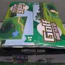 LYDARZ Golf Chipping Practice Mat for Backyard Games, Battle Golf Hitting Mat for Swing Training, Fun Golf Party Game, Perfect for Outdoor Activities (Target Disk Pattern: 3A)