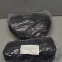 Bar Stool Covers Set of 2, Stool Covers Round with Elastic Band Pad, Soft Stool Seat Covers, Nonslip and Washable, 12 Inch, Black