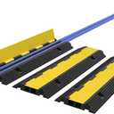 RELIANCER 3 Packs 2-Channel Rubber Cable Protector Cover Ramp & Speed Bump
33000 Lbs Capacity,Industrial-grade Rubber,Flip-Open Lid,Modular Interlocking Design,Protect Cable & Control Traffic Speed
