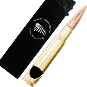 50 Caliber BMG Real Brass Bullet Shaped Bottle Opener Pack of 3